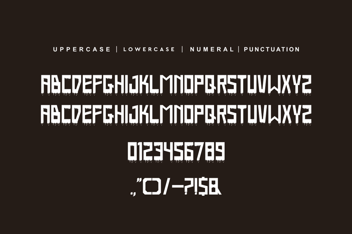 Scary Jobs, a Blackletter Font by alon kelakon (Photo 5 of 6)