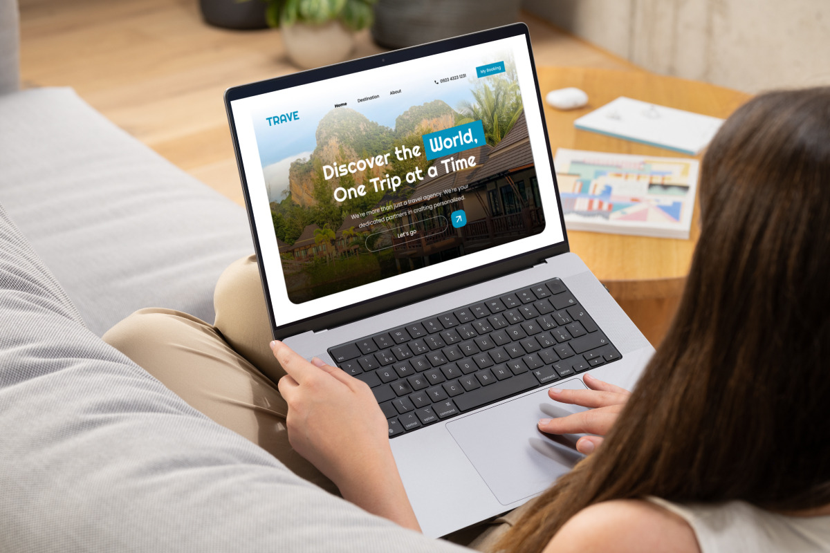 Clean Travel Website Landing UI Kit, a Landing Page Template by twinstd (Photo 4 of 5)