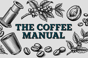 Coffee & Café Culture Vintage, an Object Illustration by Huza Studio