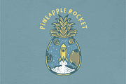 PINEAPPLE ROCKET, an Illustration by Ngaula Std. (Thumbnail 1 of 3)