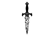 Ornamental Dagger Silhouette Bundle, an Object Illustration by Gaye Art (Thumbnail 4 of 31)