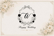 Savitri Flower Monogram, a Handwritten Font by Yoga Letter (Thumbnail 2 of 6)