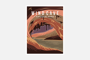 Wind Cave National Park Poster