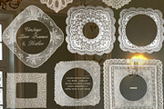 Vintage Lace Frames & Doilies, an Object Graphic by Purple (Thumbnail 4 of 14)