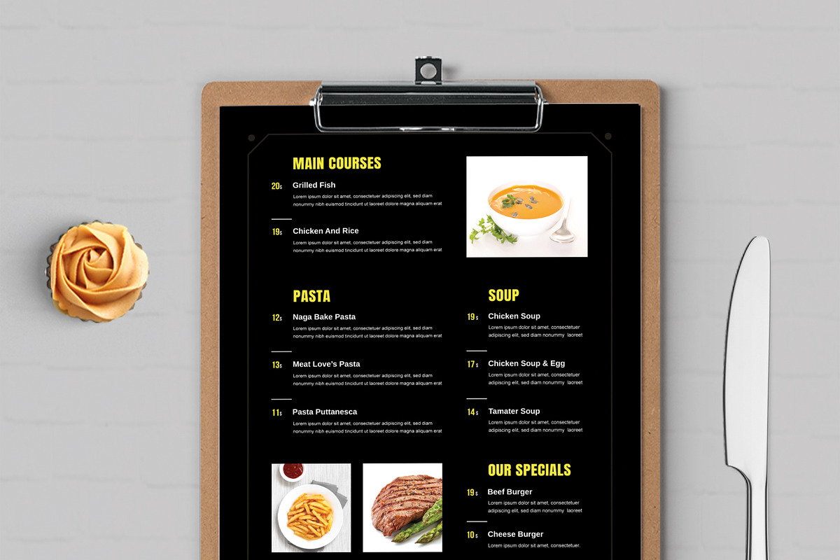 Restaurant Food Menu preview 4