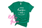 Bella Canvas TShirt Mockups On White, a Shirt Mockup by lock and page (Thumbnail 76 of 92)