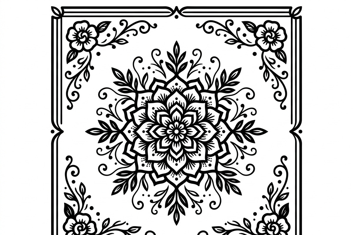 50 Elegant Floral Ornament Bundle, a Decorative Illustration by Amazin_art (Photo 22 of 38)