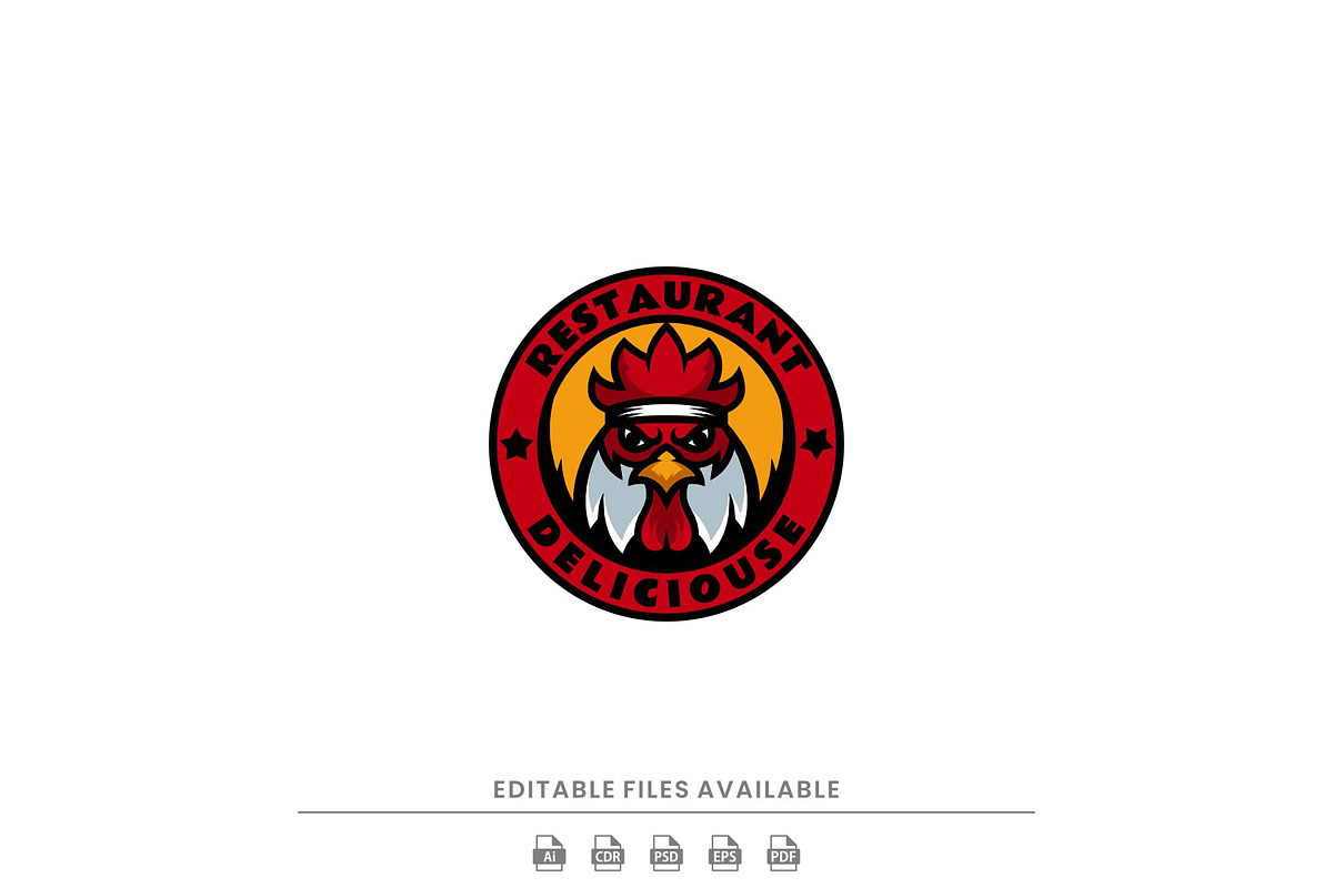 Chicken Mascot Logo Design, a Branding & Logo Template by Artnivora.Std (Photo 1 of 3)