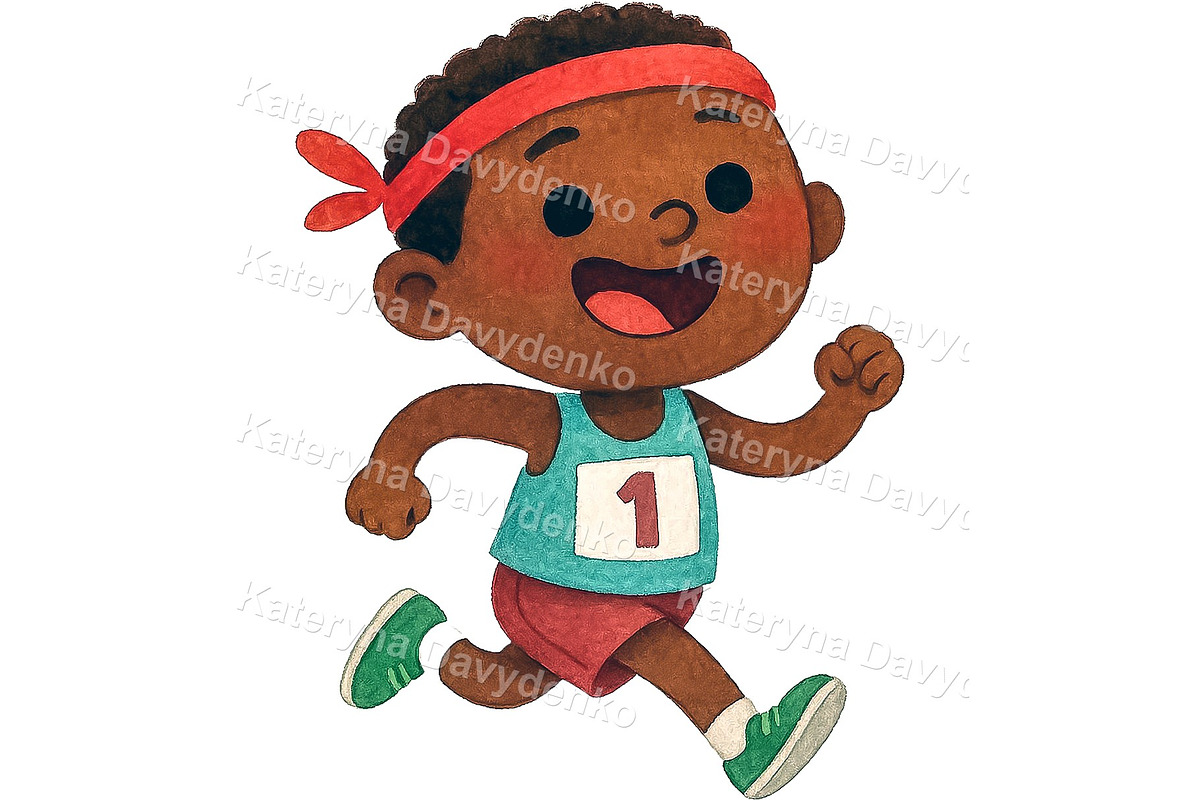 Kids Sports Activities Set, a Sport Illustration by Bubert Art (Photo 6 of 7)