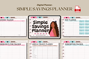 Simple Savings Planner, a Templates & Theme by bellaROSEworkshop (Thumbnail 2 of 5)