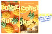 Colorful 3D Fruit Social Media Pack, a Social Media Template by McLittle Stock (Thumbnail 5 of 6)