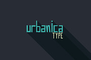 Urbanica Type (font), a Sans Serif Font by SUBCUTANEO STORE (Thumbnail 1 of 4)