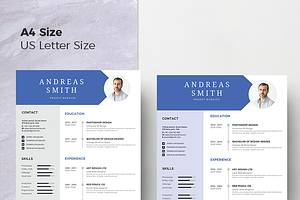 Vol.25 Resume & CV Template