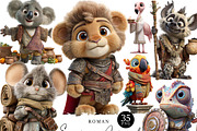 Roman Empire Animal Clipart, an Animal Illustration by Design Scotch (Thumbnail 1 of 9)