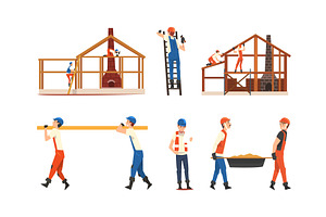 Man Builder Character in Overall, a Person Illustration by TopVectors