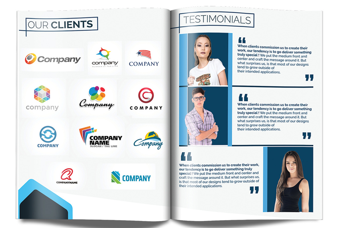Company Profile, a Magazine Template by Red Cactus Creative (Photo 7 of 10)