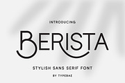 Berista Stylish Font, a Sans Serif Font by Typebae (Thumbnail 1 of 8)