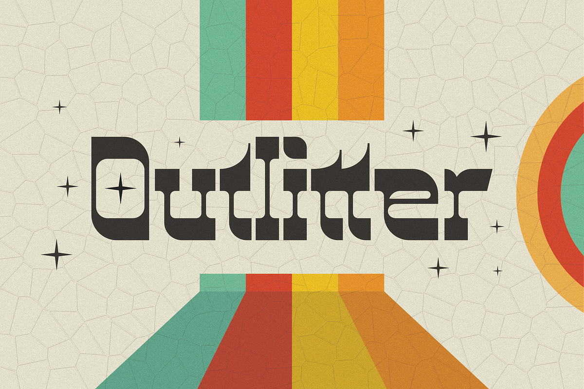 Bloobe _ Display Retro Font, a Serif Font by Penatic Studio (Photo 1 of 10)