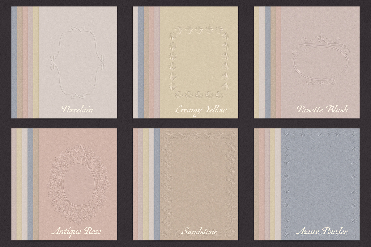 Valencia - Embossed Papers & Frames, a Texture Graphic by lerinartstudio (Photo 13 of 13)