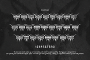 Regolax | Black Metal Font, a Blackletter Font by Denustudios (Thumbnail 11 of 12)
