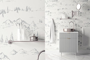 Sketched Mountains, a Pattern Graphic by MalyskaStudio (Thumbnail 6 of 14)