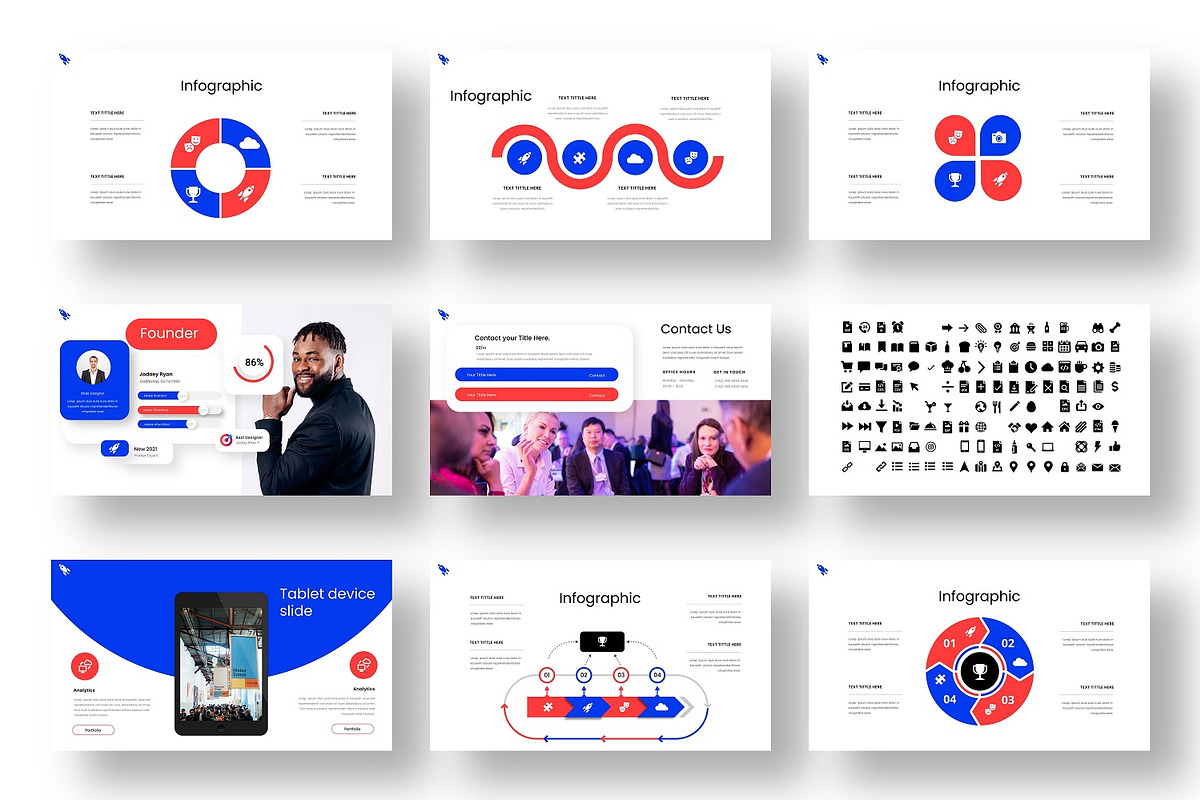 Lucio – Business PowerPoint Template, a Presentation Template by Dens Creative Studio (Photo 5 of 6)