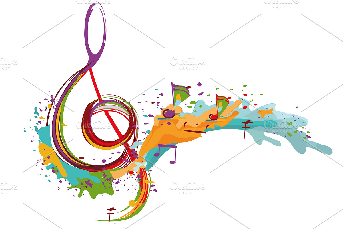 Musical Treble clefs!, a Decorative Illustration by Laifalight (Photo 6 of 18)