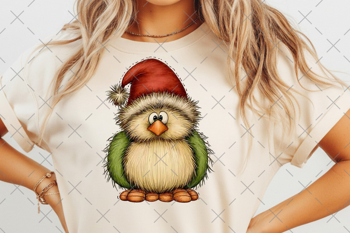 Santa Hat Bird PNG, an Illustration by Craft Nest (Photo 5 of 6)