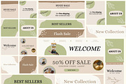 Organic Web Banner Templates, a Landing Page Template by Hell Yeah Designs (Thumbnail 5 of 8)