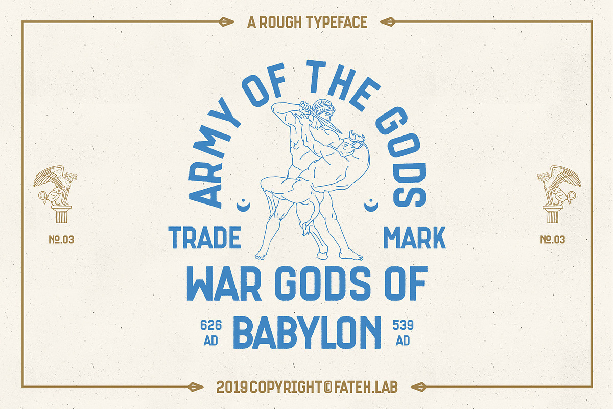 Babylonia - Vintage Font preview 4