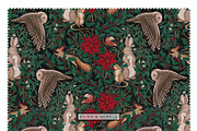 CHRISTMAS FOREST - patterns & motifs, an Animal Illustration by Liiafis (Thumbnail 5 of 15)