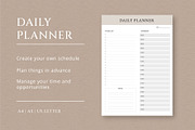 Daily & Weekly Planner, a Stationery Template by Anatartan Design (Thumbnail 3 of 6)