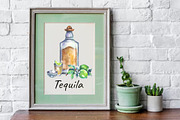 Mexican Fiesta Watercolor Clipart, an Object Illustration by FITALARTSNEDIGI (Thumbnail 8 of 8)