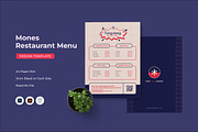 Mones - Restaurant Menu, a Print Template by Fannan Studio (Thumbnail 1 of 3)
