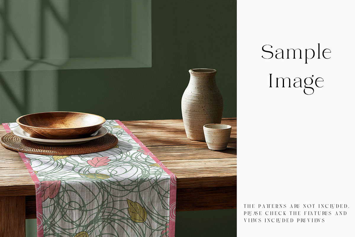 Table Runner Mockups, a Household Mockup by mock-ups (Photo 9 of 17)