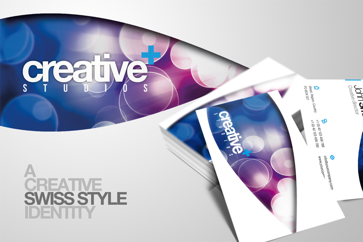 RW Creative Swiss Agency Identity, a Stationery Template by Reclameworks (Photo 1 of 5)