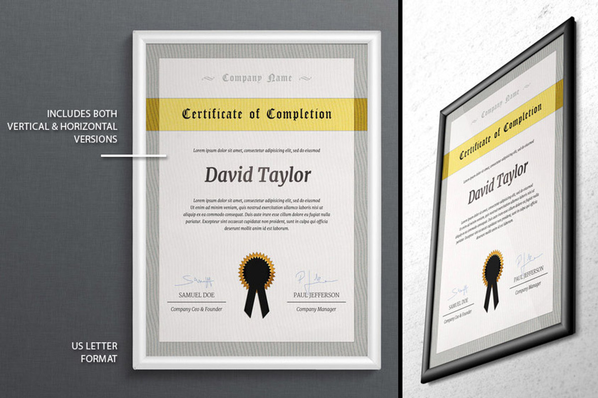 Multipurpose Certificate, a Stationery Template by Visual Impact (Photo 3 of 3)