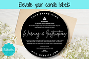 Candle Warning Label Template, a Templates & Theme by Templatables (Thumbnail 2 of 8)