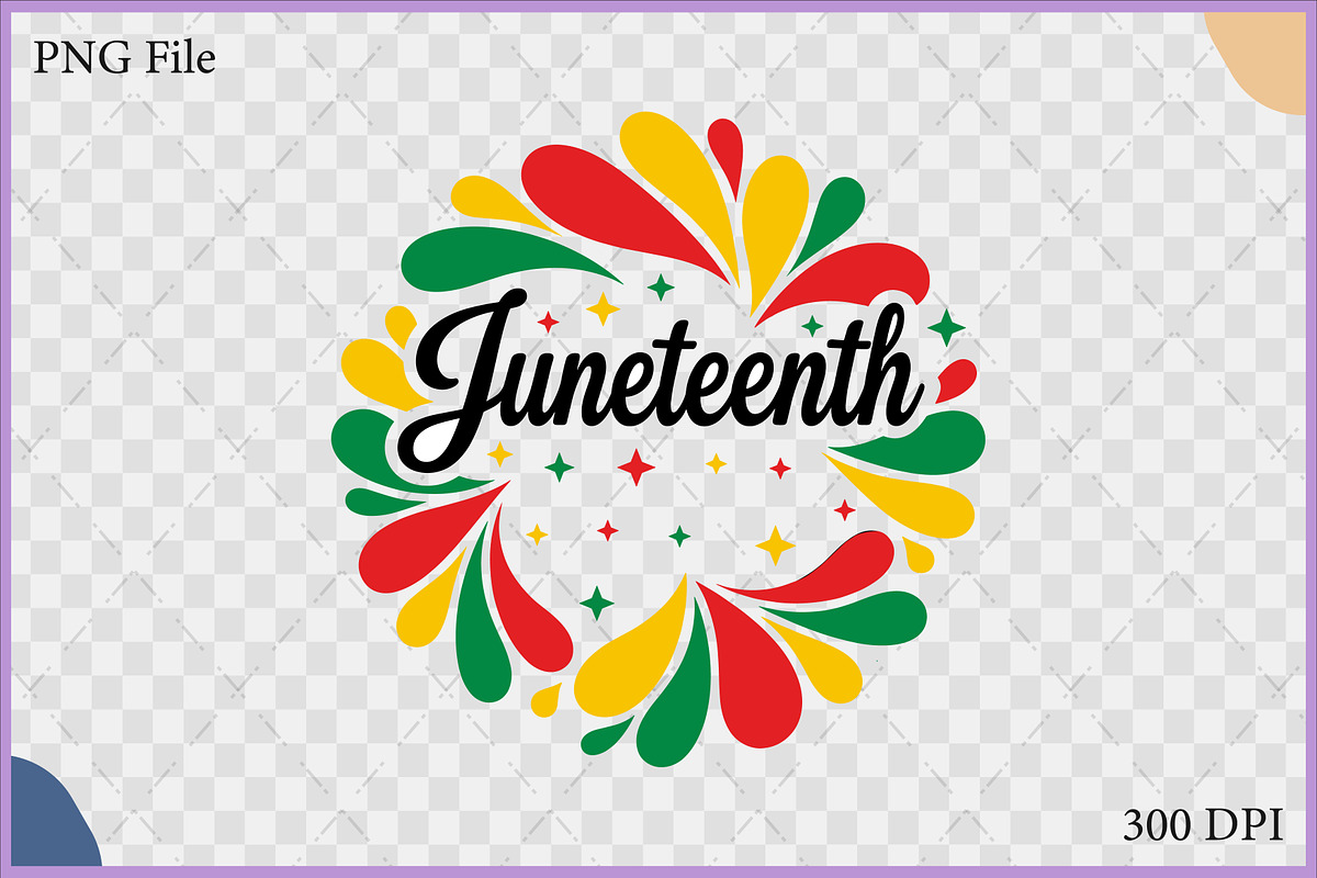 Juneteenth Celebration Clipart SVG, a Decorative Illustration by Gfx Expert Team (Photo 2 of 3)