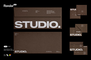 Envelope Mockup Set, a Mockup by Renderteam