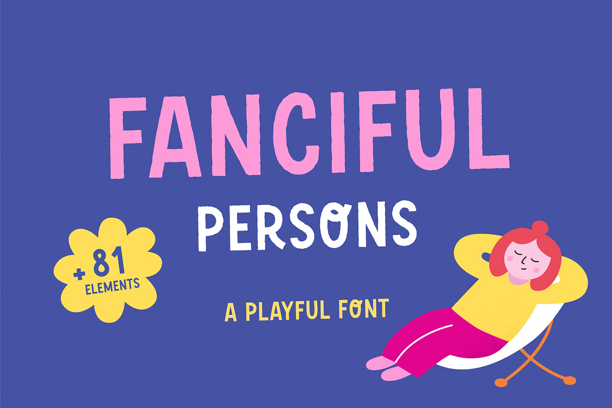 Fanciful persons | Playful font, a Sans Serif Font by JuliaVolkova (Photo 1 of 13)