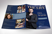 Blue Life Funeral Program Template, a Brochure Template by Godserv Designs (Thumbnail 1 of 11)
