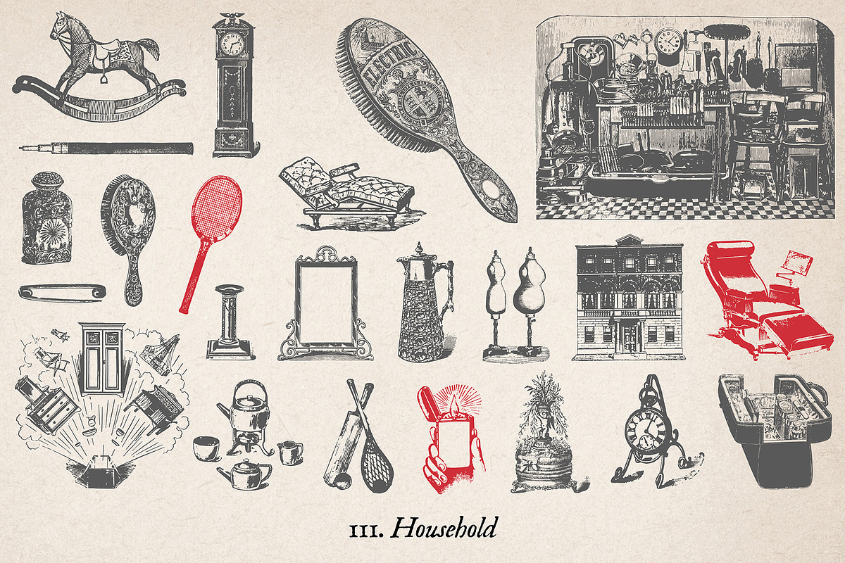 146 Vintage Illustrations, an Object Illustration by Polymath (Photo 7 of 14)