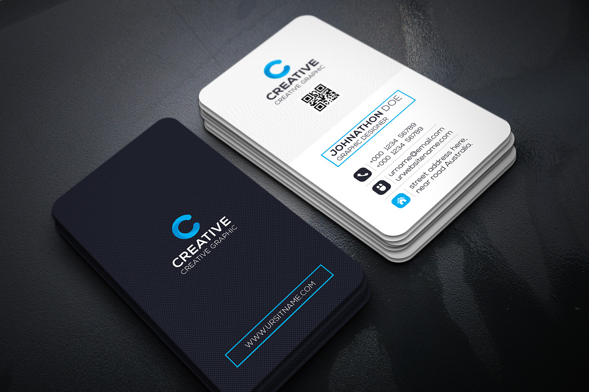 Clean Business Card, a Business Card Template by Creative_Arts (Photo 4 of 7)