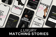 Luxury Social Media Templates CANVA, a Social Media Template by Design Driven Media (Thumbnail 3 of 9)