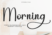 Morning, a Handwritten Font by InermediaSTUDIO (Thumbnail 1 of 7)