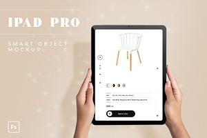 Ipad Pro Smart Object Mockup Psd