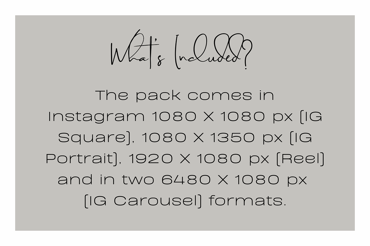 Chloé Social Media Templates, a Social Media Template by Clarissa Fletcher (Photo 3 of 6)