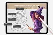 PROCREATE CHARACTER CREATOR TOOLKIT, a Brush Add-On by AlexandraArt (Thumbnail 2 of 13)