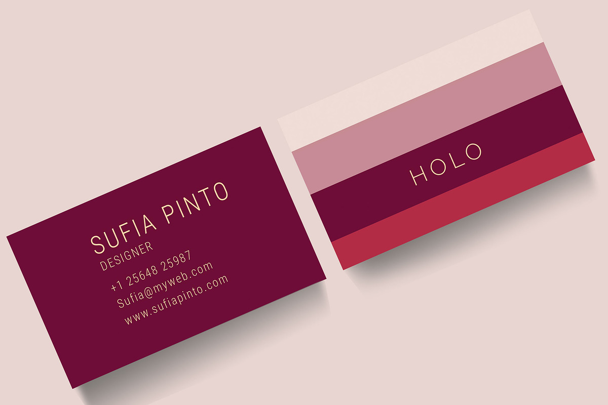 Holo Business Card, Photoshop, a Business Card Template by ORCOLOR (Photo 4 of 6)